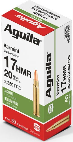 AGUILA 17HMR 20GR JHP 50 - Win Repeating Arms Promotion